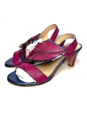 Unity in Diversity Hippolyta Magenta Heeled Sandals | 37